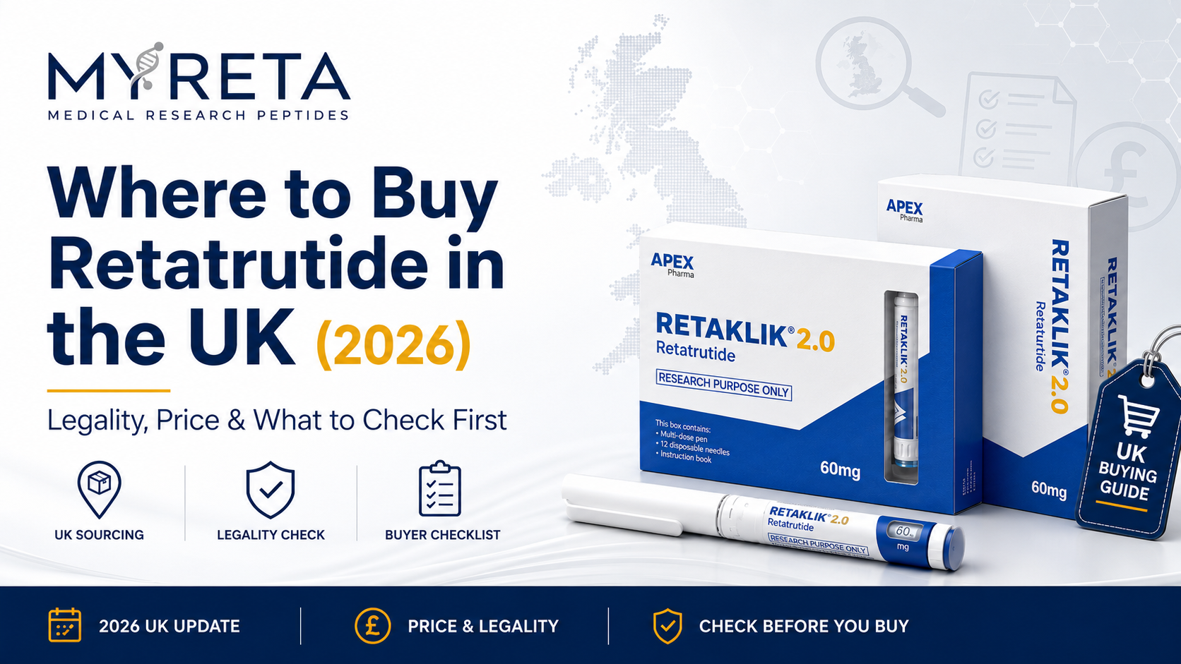 Where to Buy Retatrutide in the UK (2026): Legality, Price & What to Check First