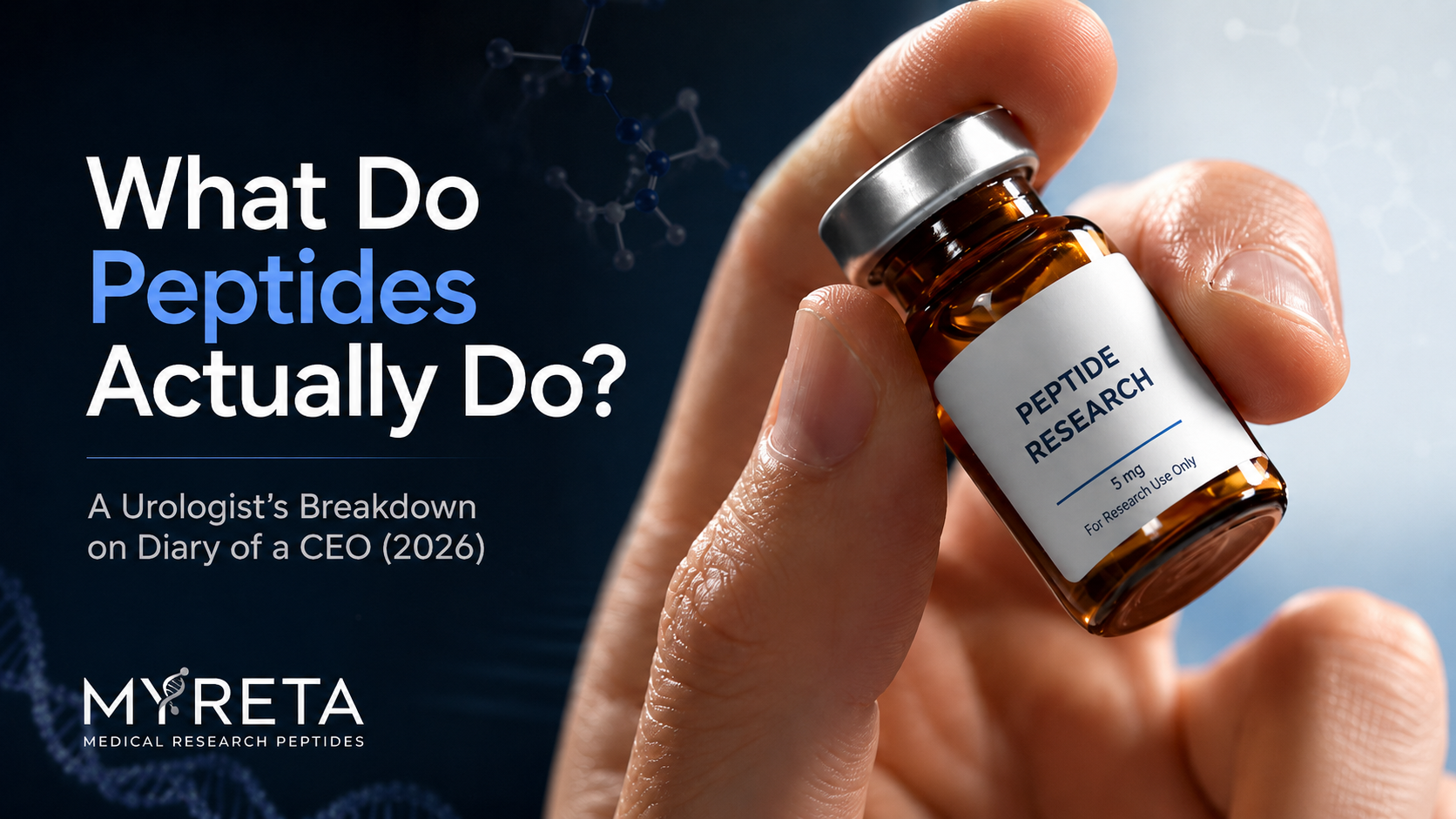 What Do Peptides Actually Do? A Urologist’s Breakdown on Diary of a CEO (2026)