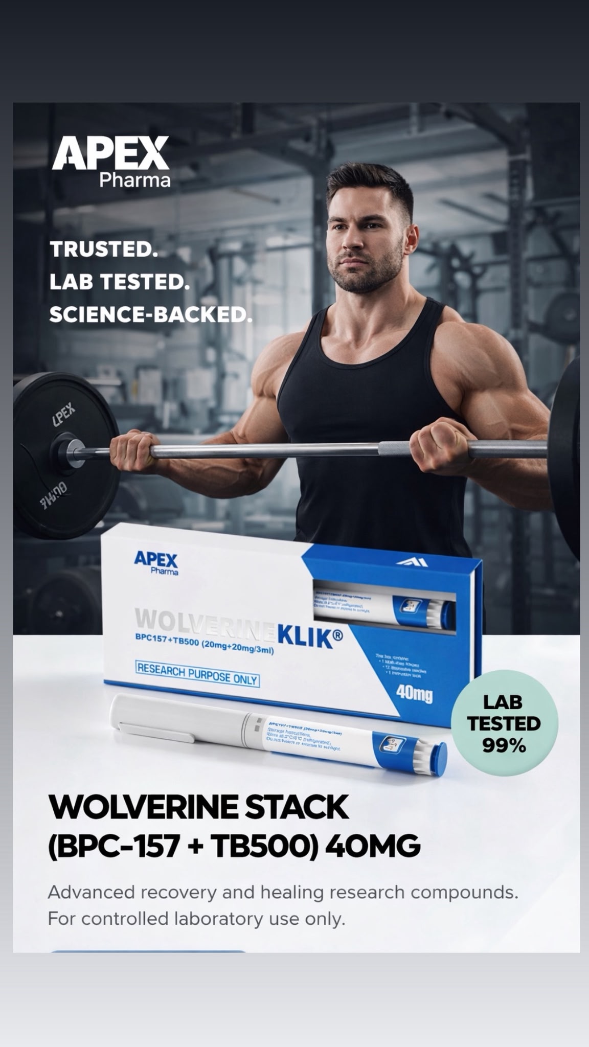 Wolverine Stack 40mg: The Science and Truth Behind BPC-157 and TB-500