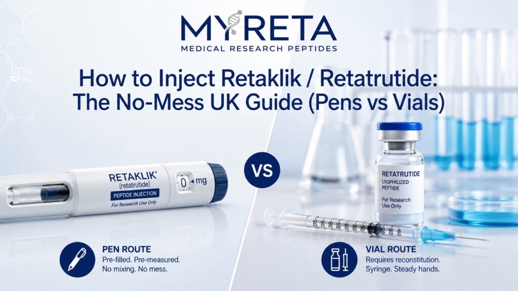 How to Inject Retaklik / Retatrutide: The No-Mess UK Guide (Pens vs Vials)